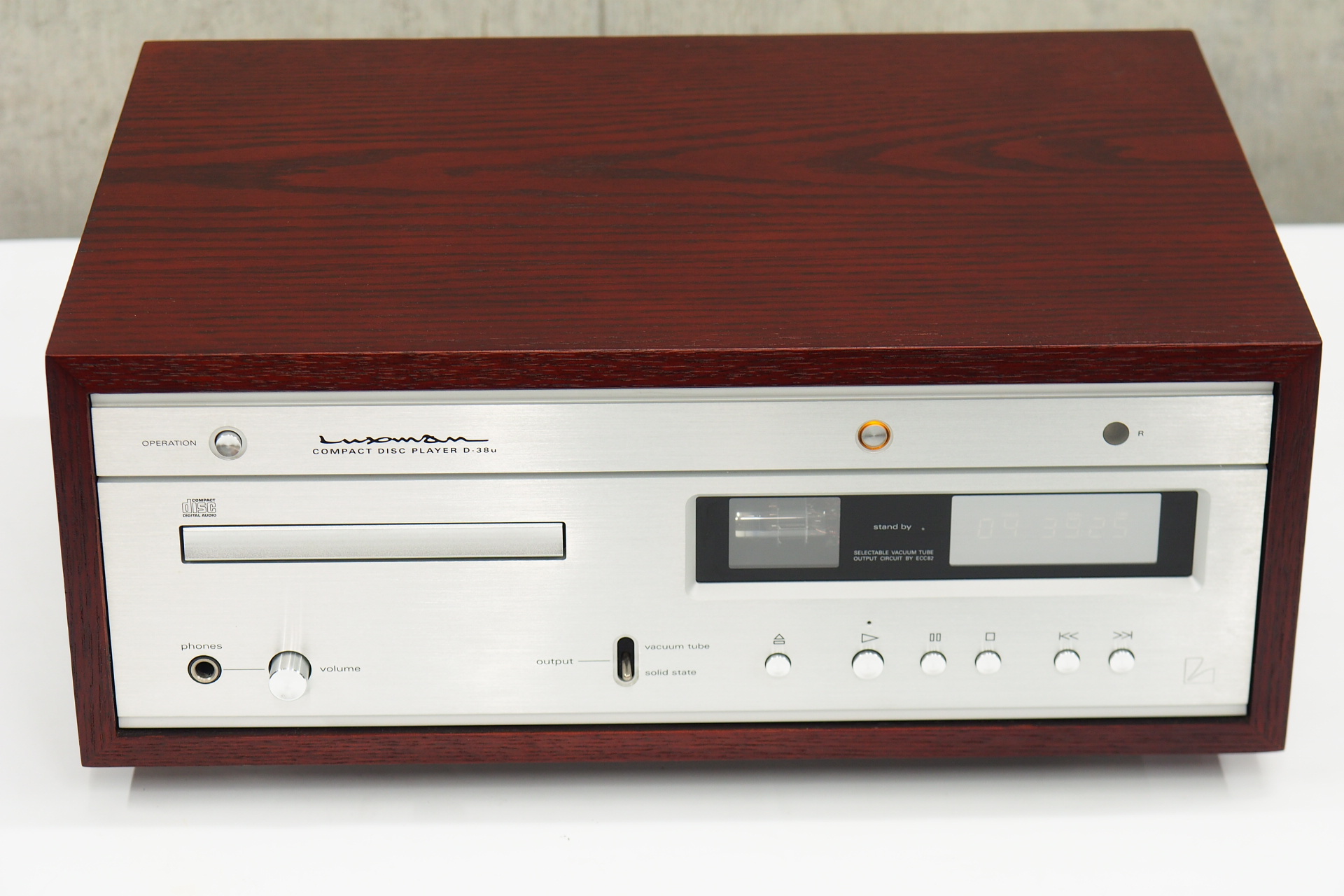 動作OK☆ラックスマン LUXMAN D-38u 真空管 CDプレーヤー リモコン付 ...