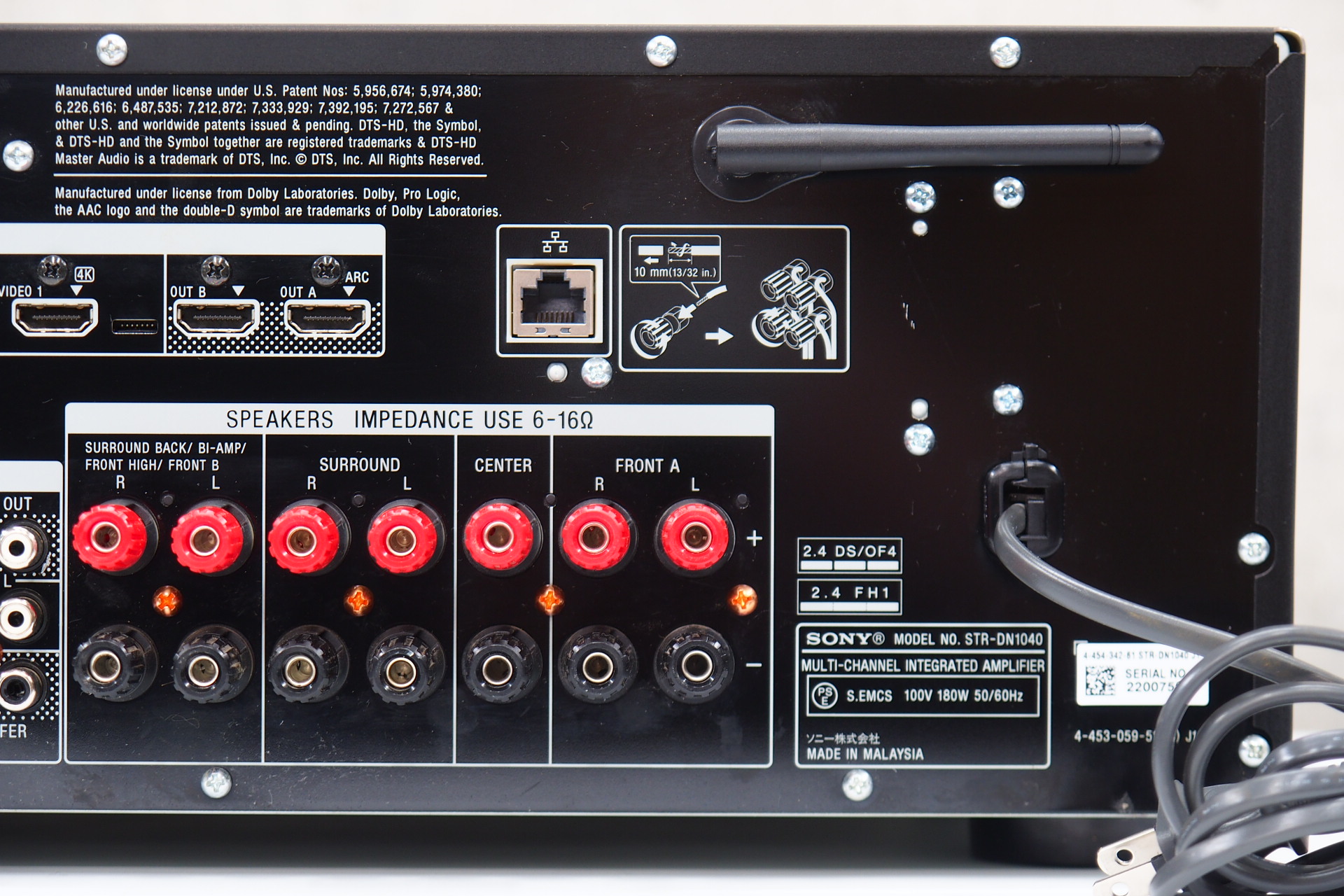 アンプSONY STR-DN1040 - アンプ