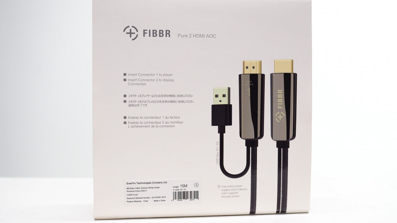 FIBBR PURE3 1.5m映像用ケーブル