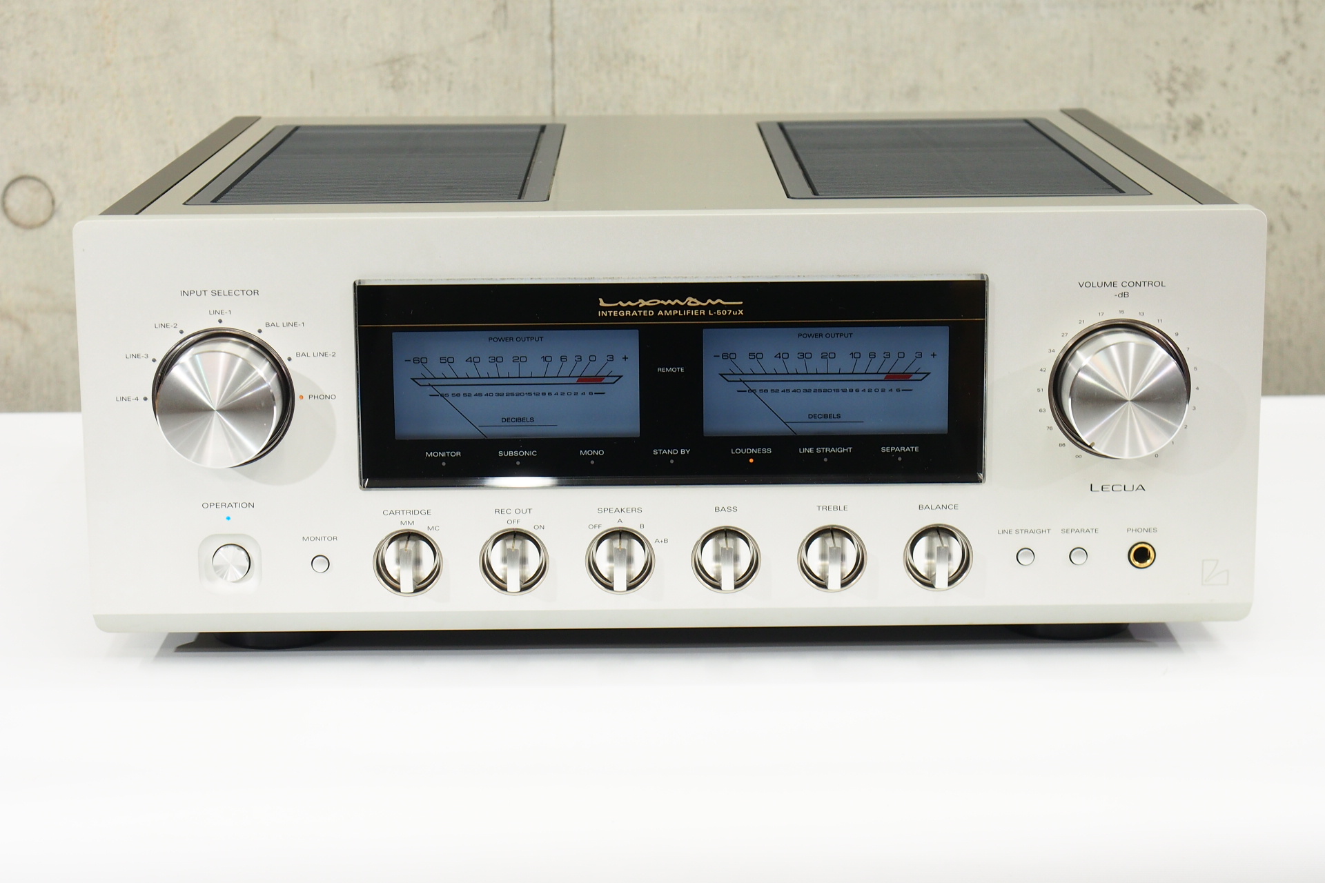 L-507 LUXMAN プリメインアンプ 電解コンデンサ交換整備済み動作品 