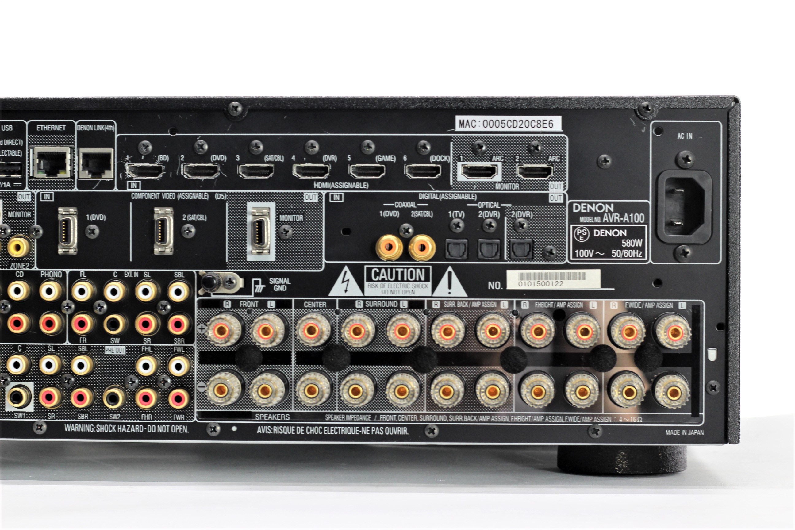 アバックWEB-SHOP / 【中古】DENON AVR-A100【コード21-04966】DENON