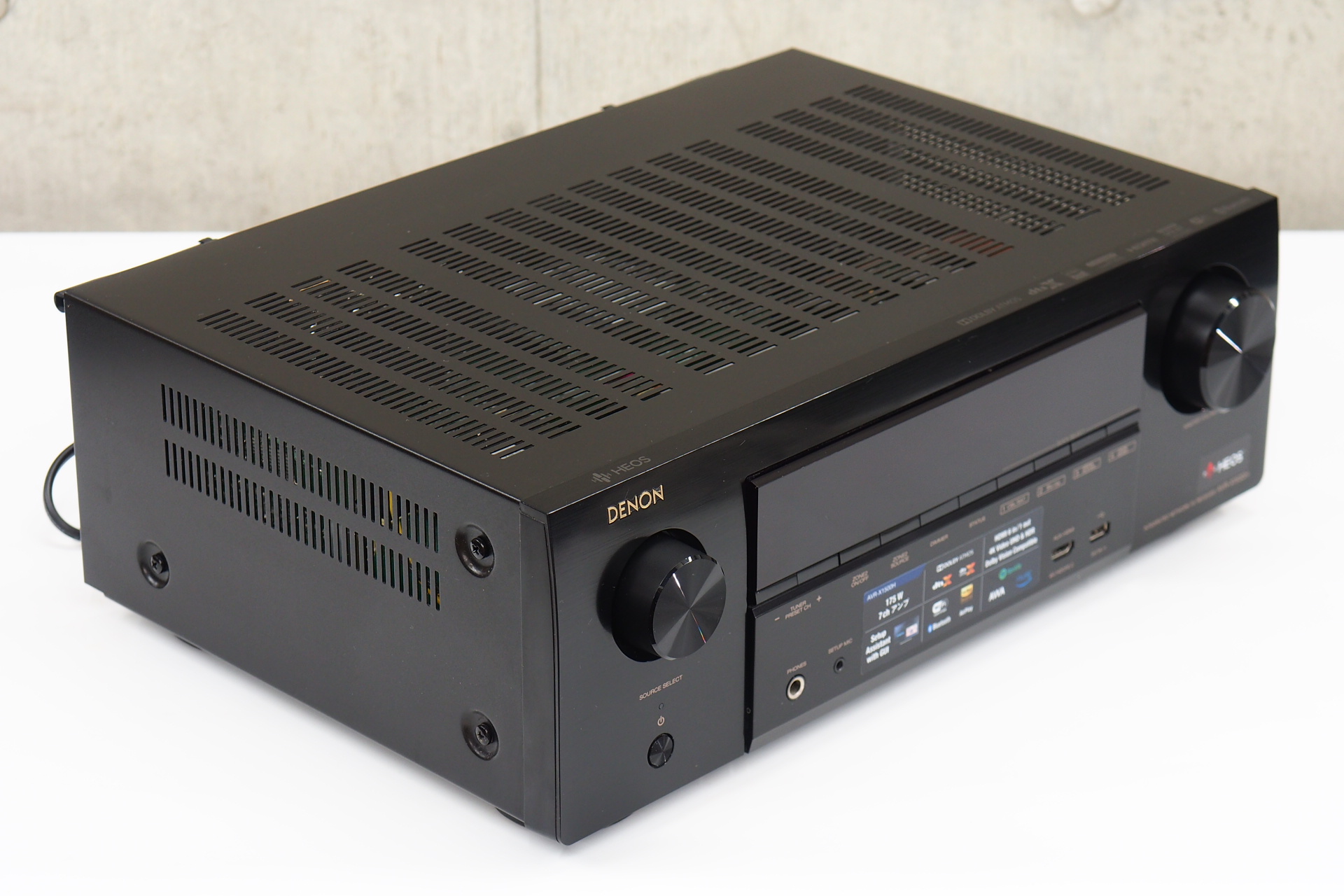 格安特販DENON AVR-X1500H 7.2ch AVサラウンドレシーバー/4K Bluetooth対応アンプ 2019年製 デノン デノン
