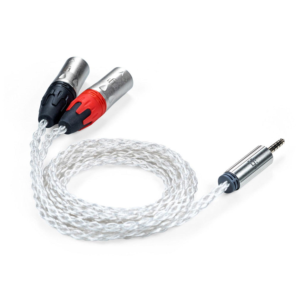 4.4 to XLR cable iFi-Audio [アイファイオーディオ] 4.4mm- 3pin XLR オス x 2 バランス変換ケーブル