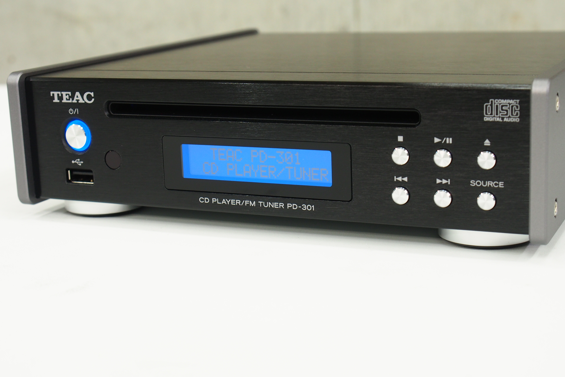 TEAC(ティアック) ついばん PD-301-X/S(シルバー) Referenceシリーズ ワイドFMチューナー搭載CDプレーヤー