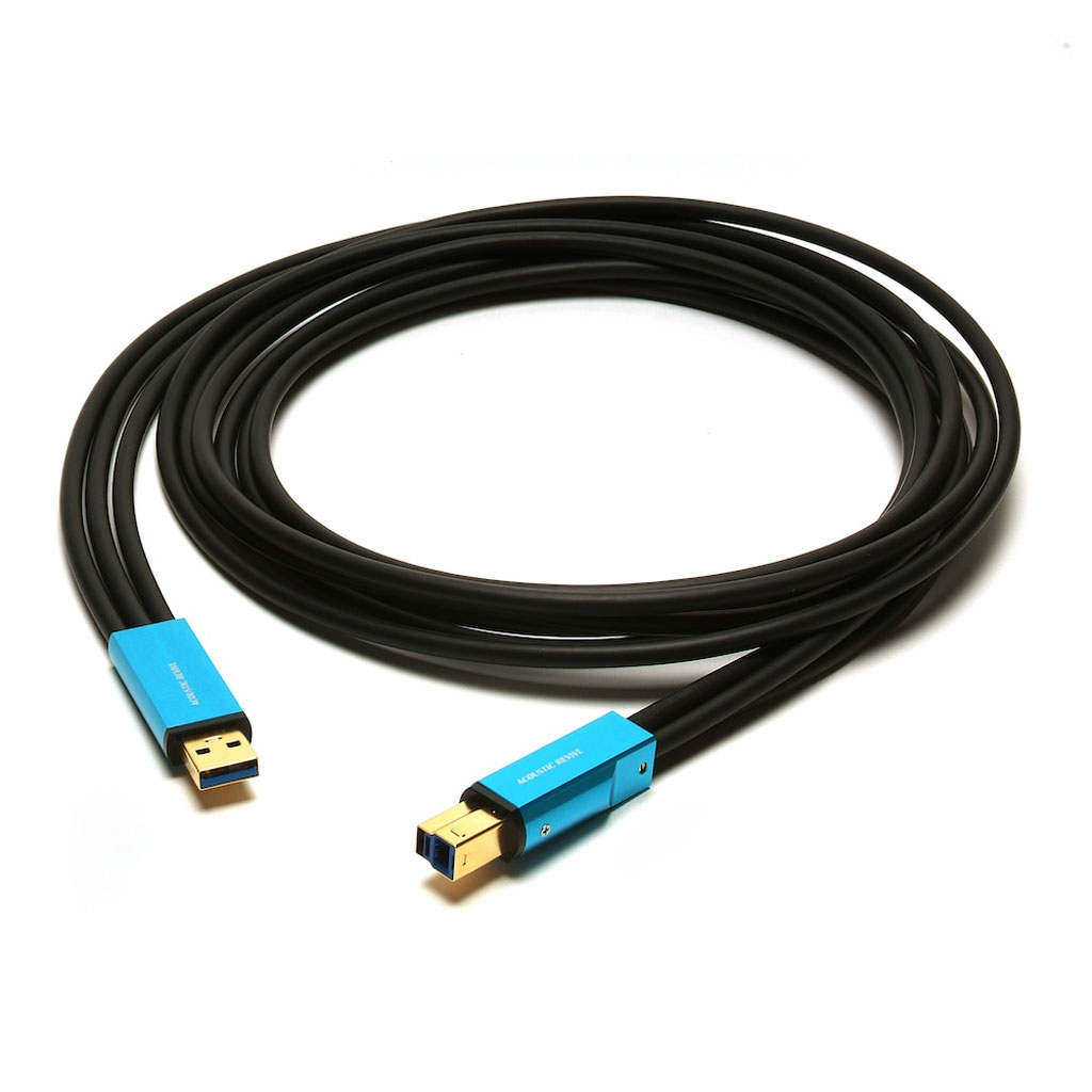 スープラオーディオUSBケーブル(SUPRA USB2.0 1m) - ケーブル・シールド
