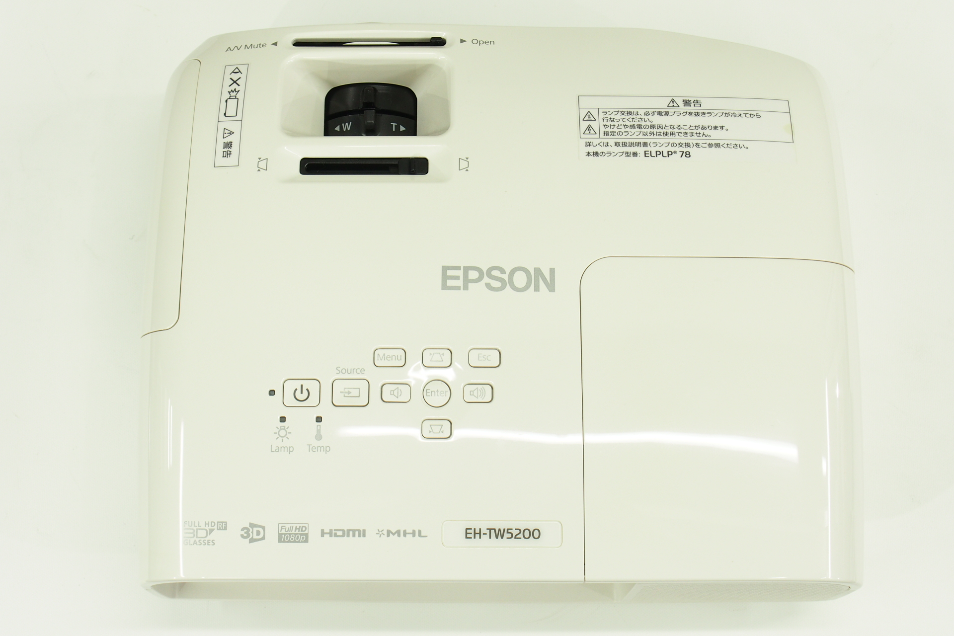 アバックWEB-SHOP / 【中古】EPSON EH-TW5200【コード01-09245】液晶 ...