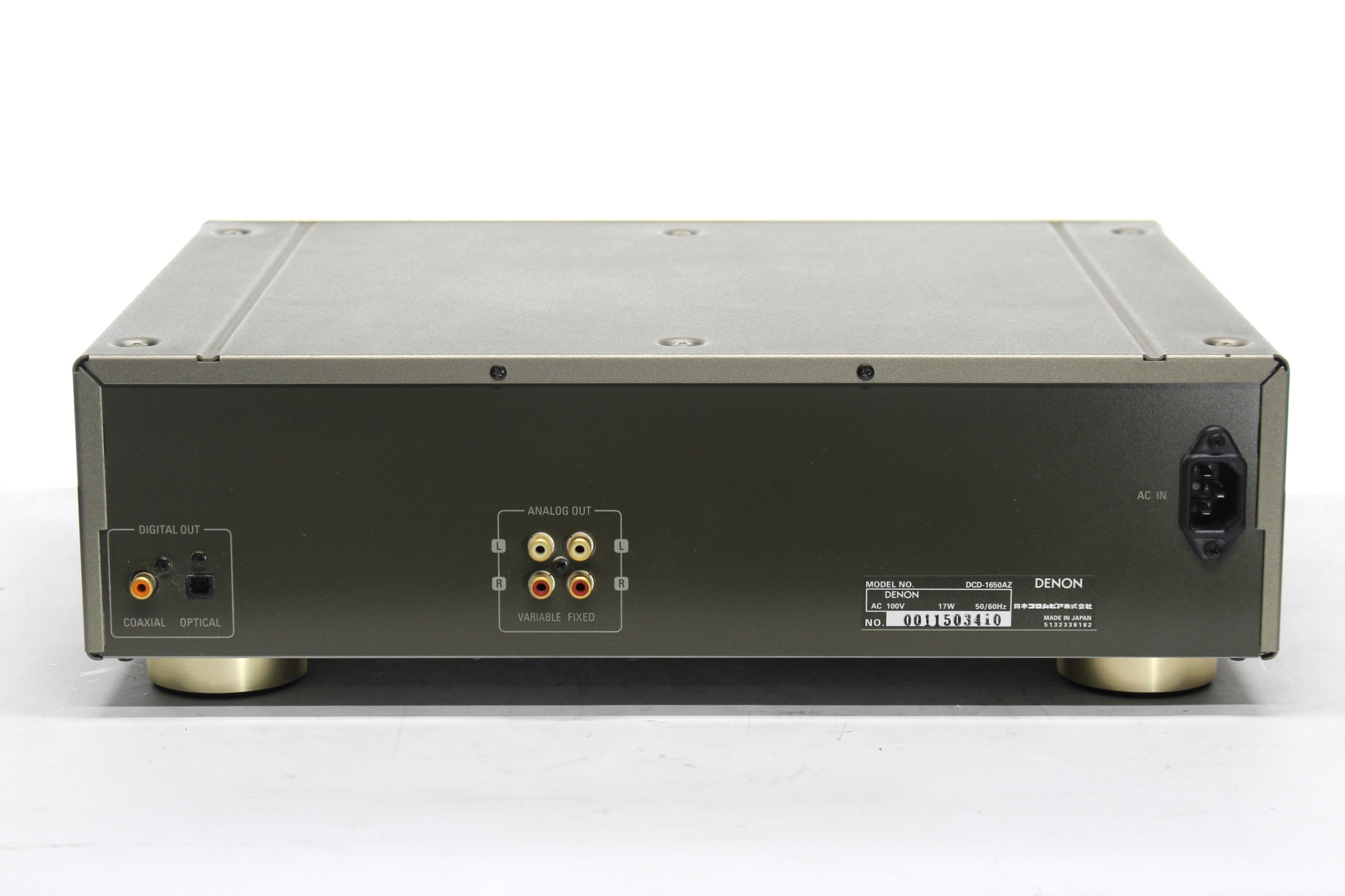 アバックWEB-SHOP / 【中古】DENON DCD-1650AZ【コード21-06218】CDプレーヤー