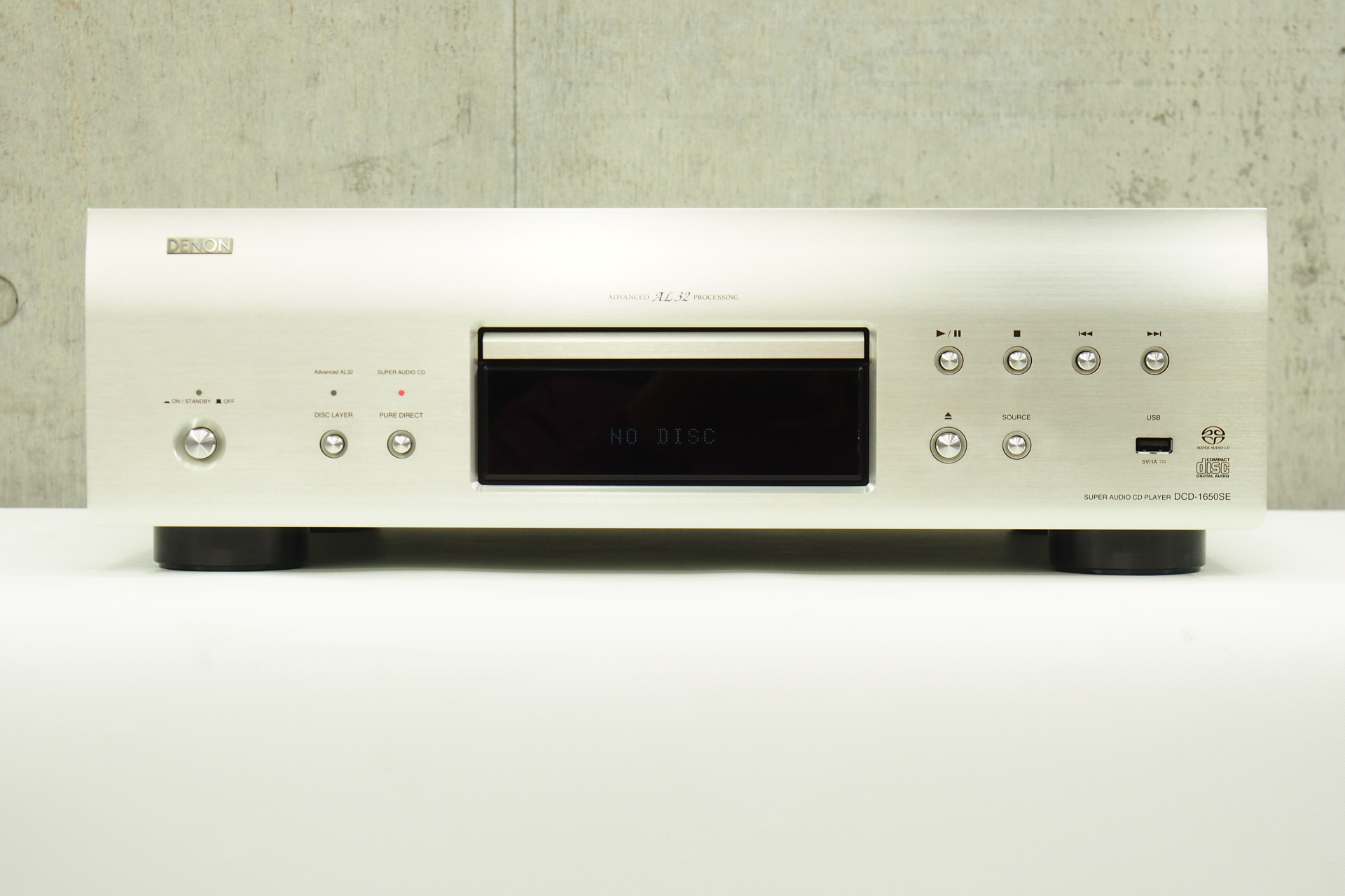オーディオ機器DENON DCD-1650SE SuperAudio CDプレーヤー【動作品】