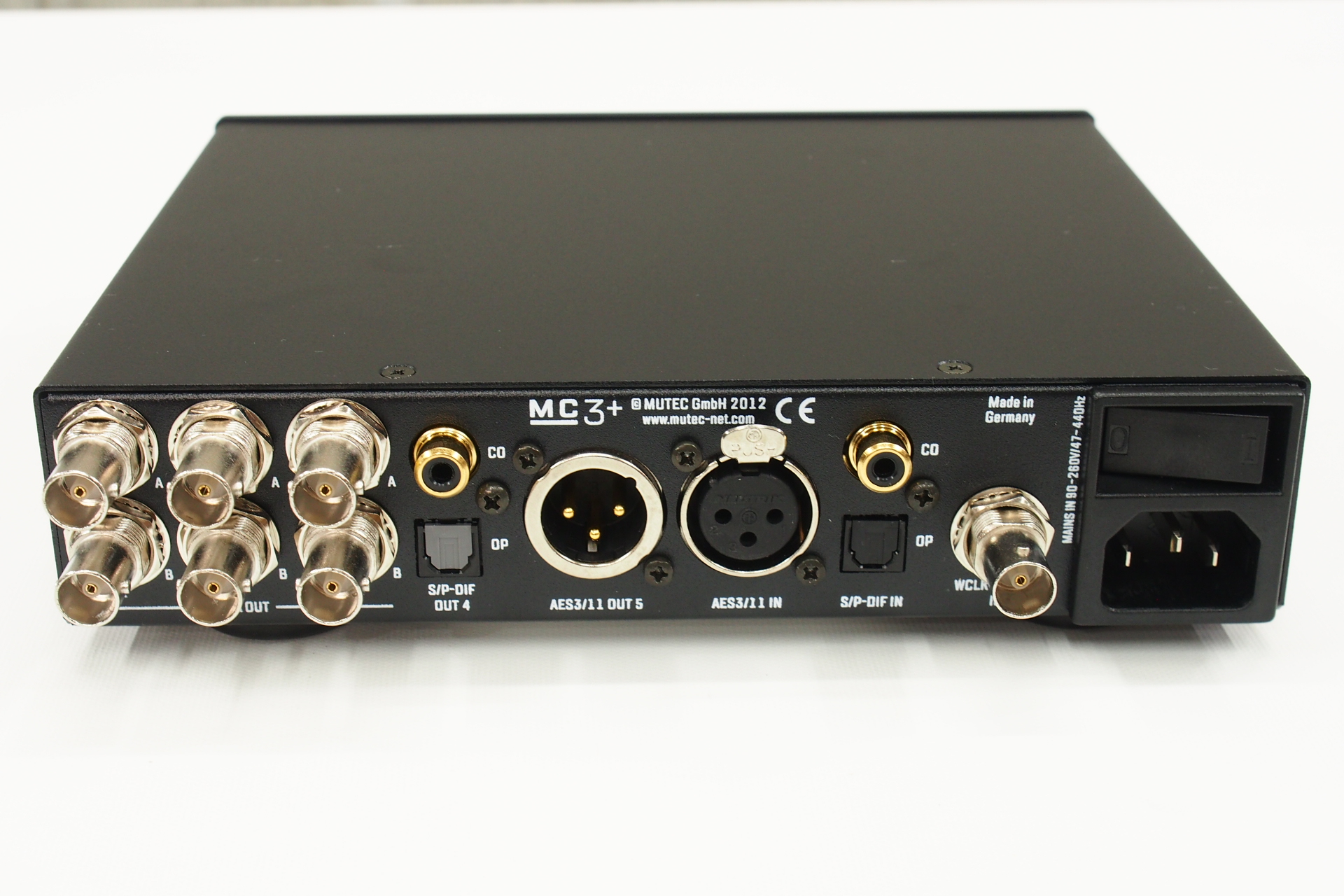 アバックWEB-SHOP / 【中古】MUTEC MC-3+ Black【コード01-11680】マスタークロック・ジェネレーター/ディストリビューター