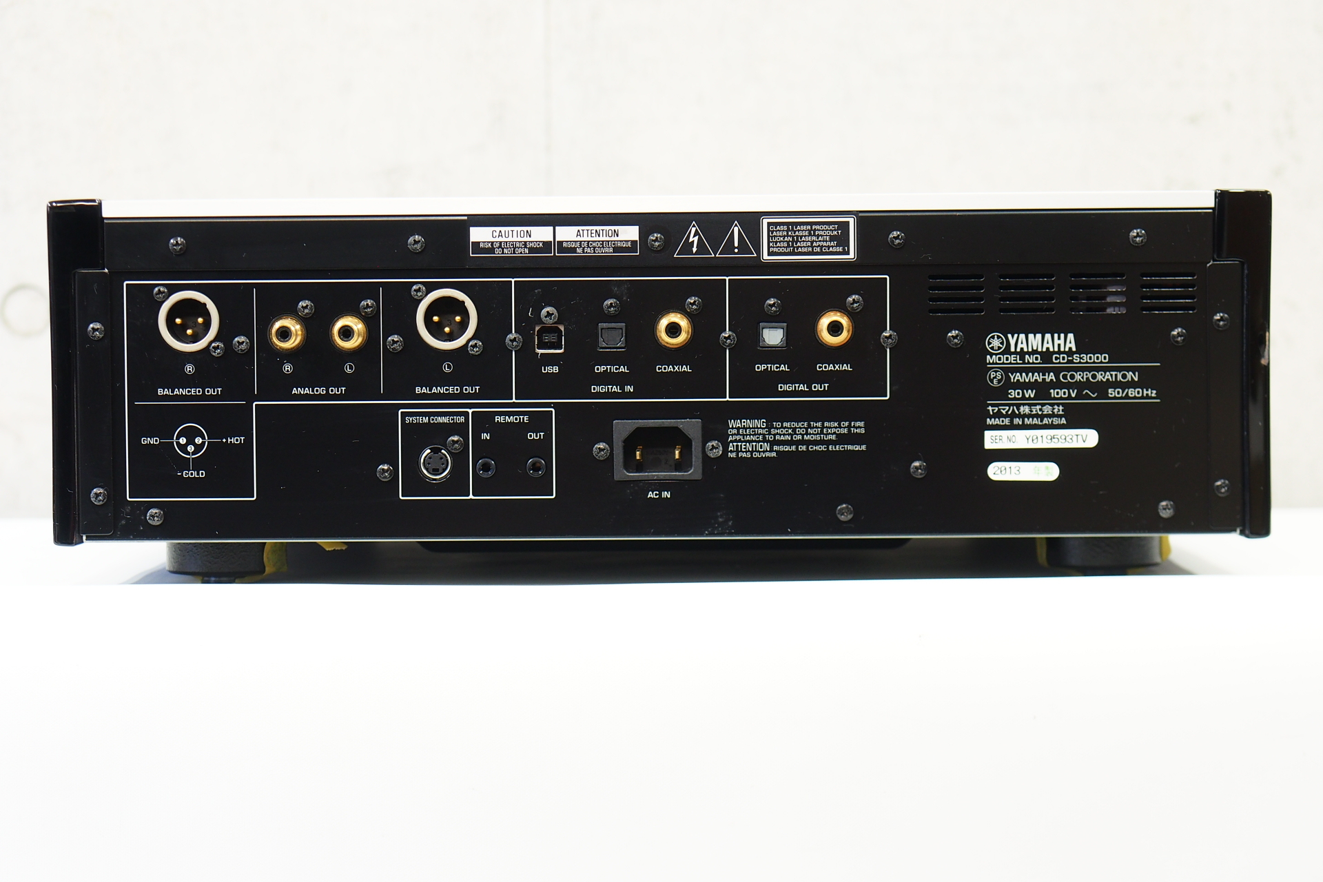 アバックWEB-SHOP / 【展示処分品】YAMAHA CD-S3000【コード90-02569