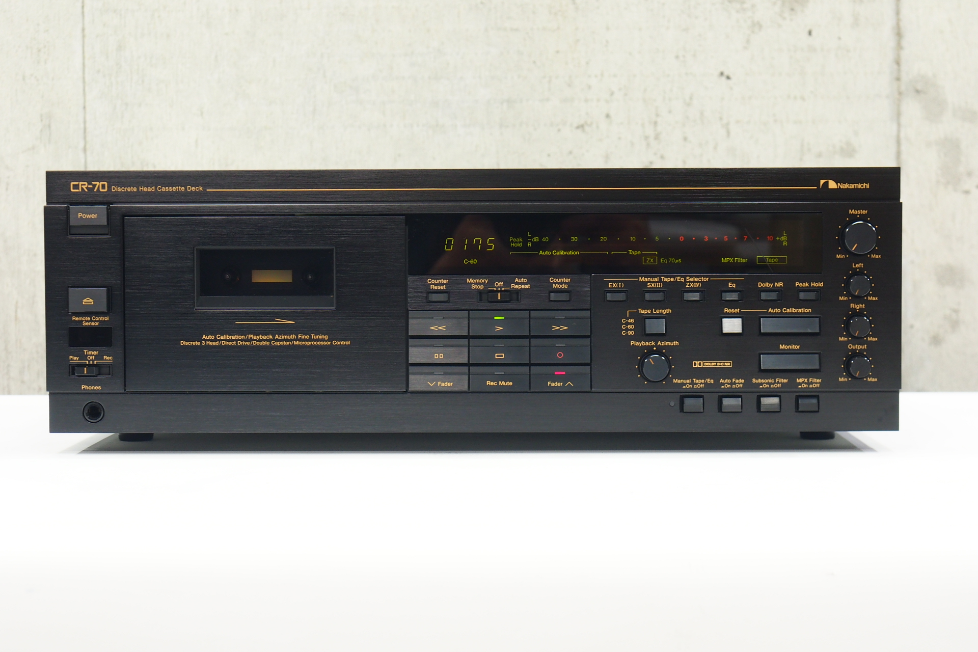 アバックWEB-SHOP / 【中古】NAKAMICHI CR-70【コード01-11586】3ヘッドカセットデッキ