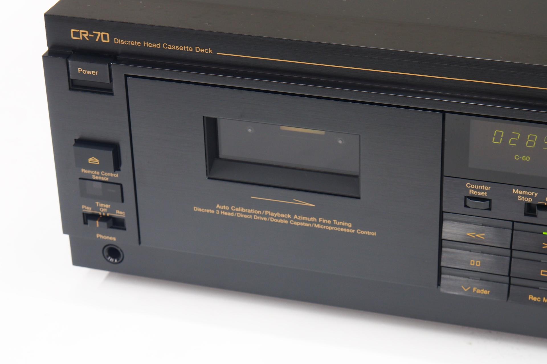 アバックWEB-SHOP / 【中古】NAKAMICHI CR-70【コード01-11586】3ヘッドカセットデッキ