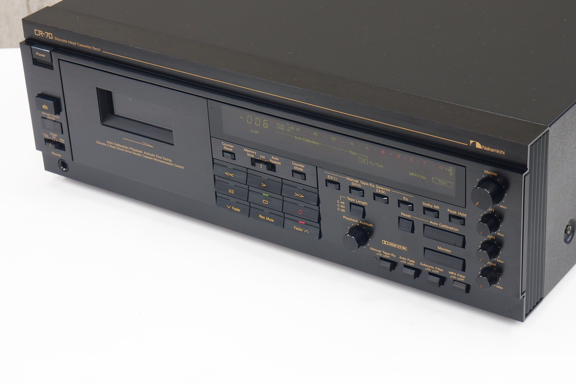 アバックWEB-SHOP / 【中古】NAKAMICHI CR-70【コード01-11586】3ヘッドカセットデッキ