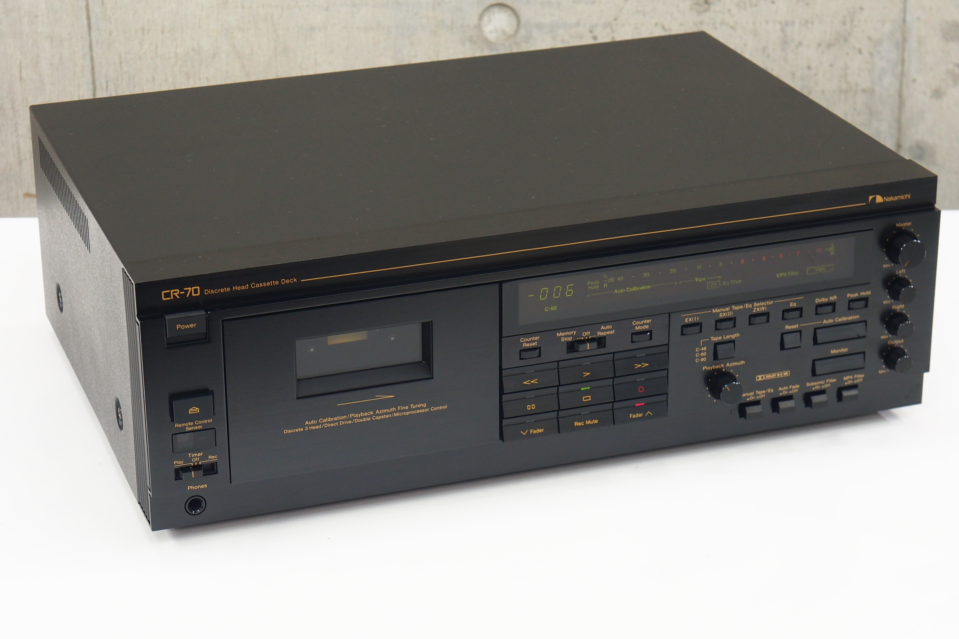 アバックWEB-SHOP / 【中古】NAKAMICHI CR-70【コード01-11586】3ヘッドカセットデッキ