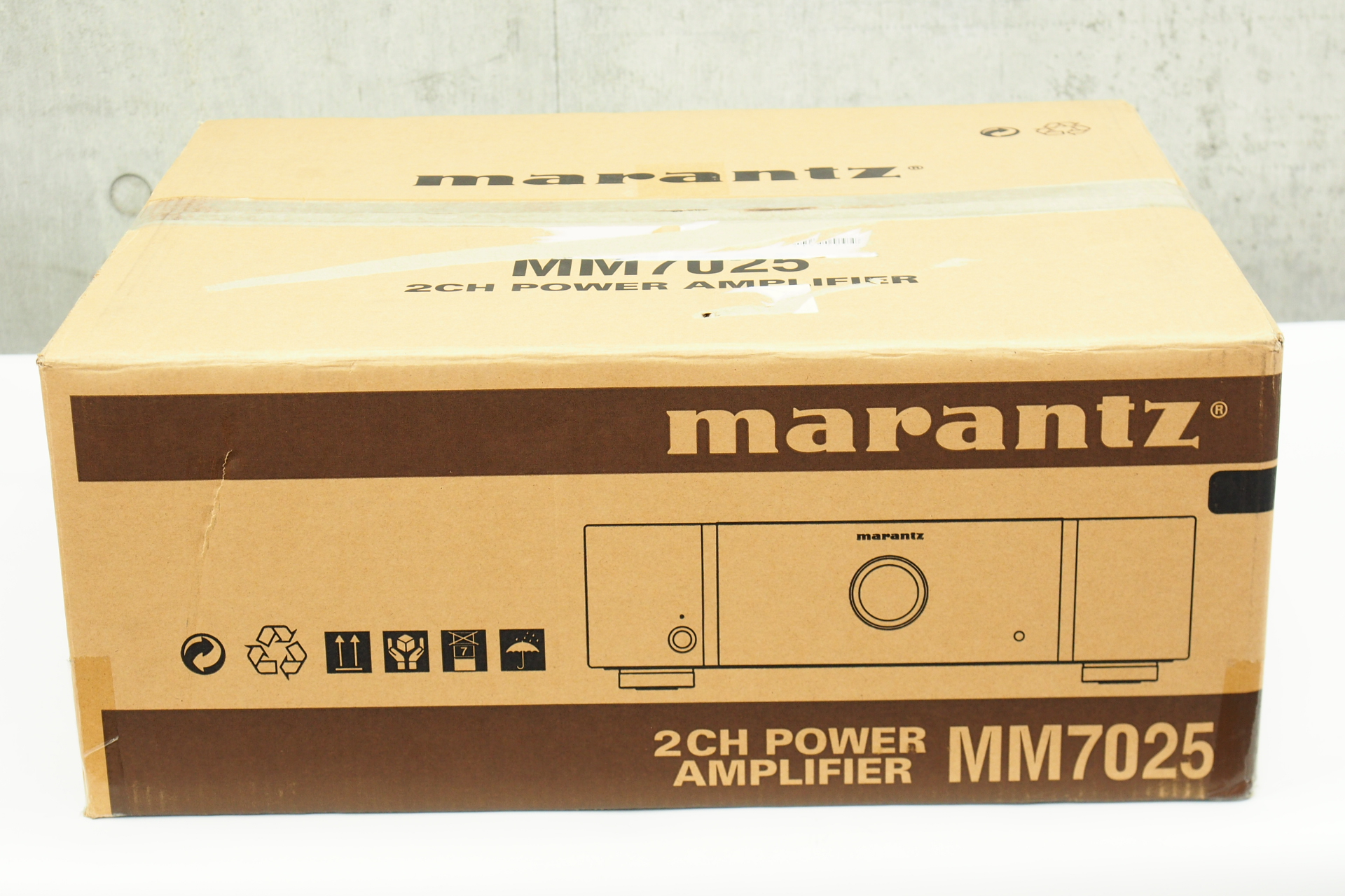 国産日本製Marantz ステレオパワーアンプ MM7025 マランツ ◆ 65B11-10 マランツ