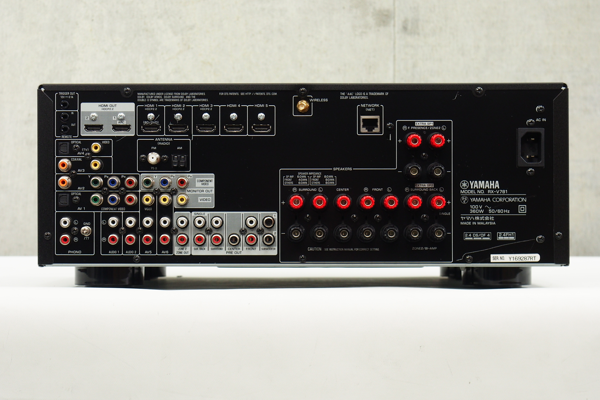 アバックWEB-SHOP / 【中古】YAMAHA RX-V781【コード01-09509】AVアンプ