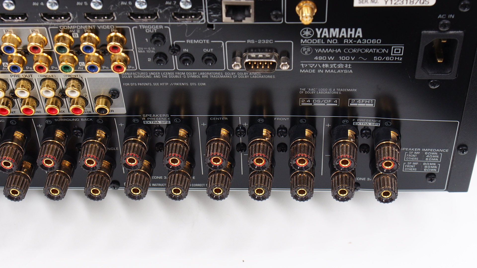 アバックWEB-SHOP / 【中古】YAMAHA RX-A3060(B)-特【コード01-09536】AVアンプ