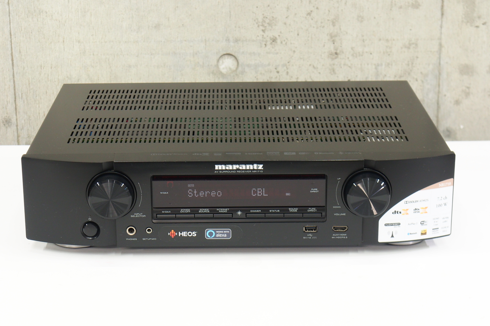 アバックWEB-SHOP / 【中古】marantz NR1710(B)【コード01-11948】AVアンプ