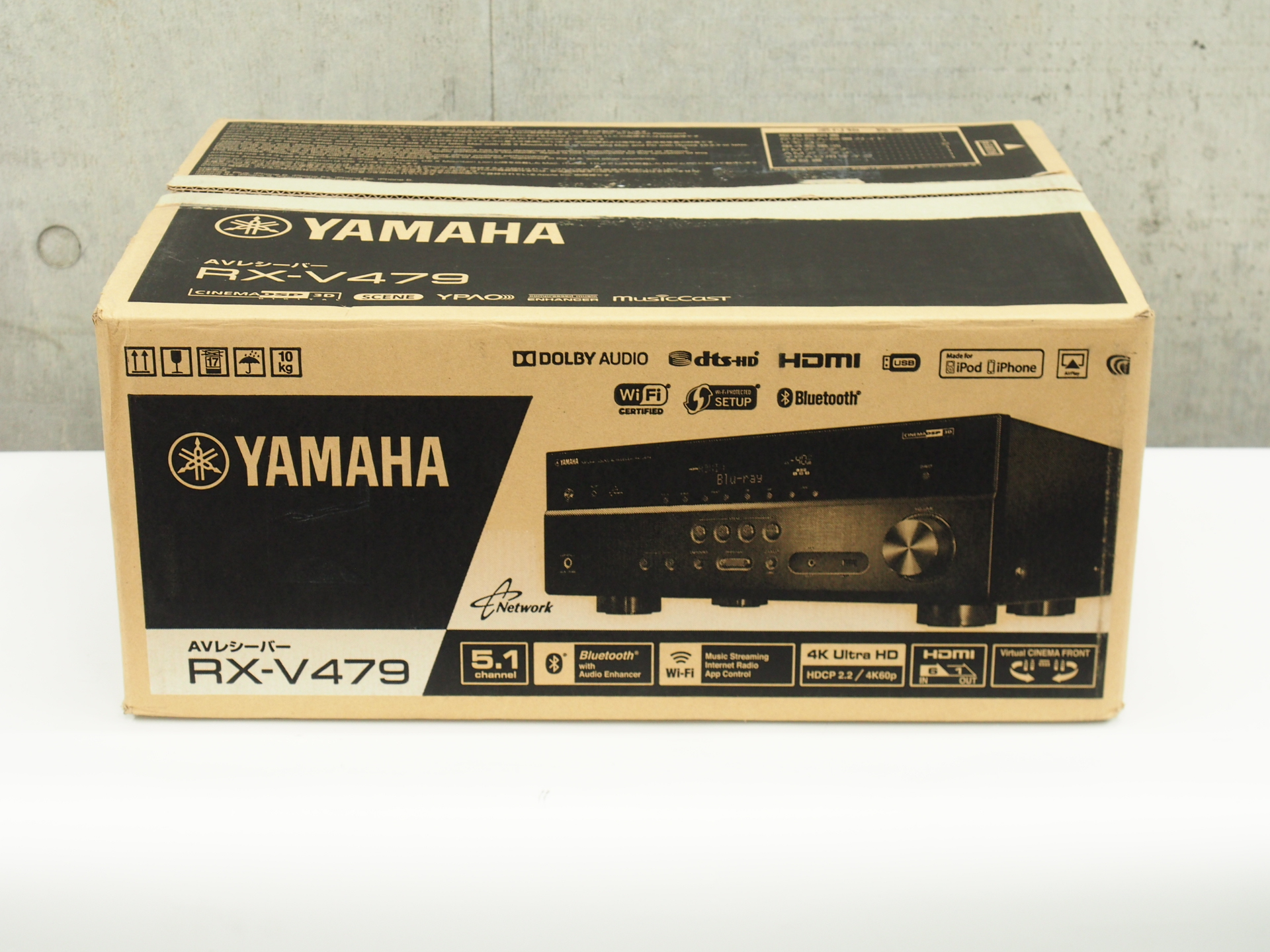 AVアンプ YAMAHA RX-V483 元箱あり Bluetooth/4K - アンプ