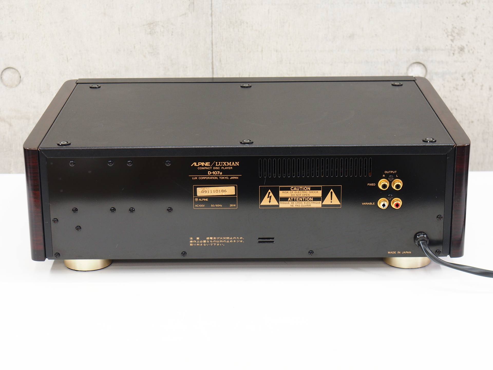 アバックWEB-SHOP / 【中古】LUXMAN D-107u【コード01-10518】CDプレーヤー