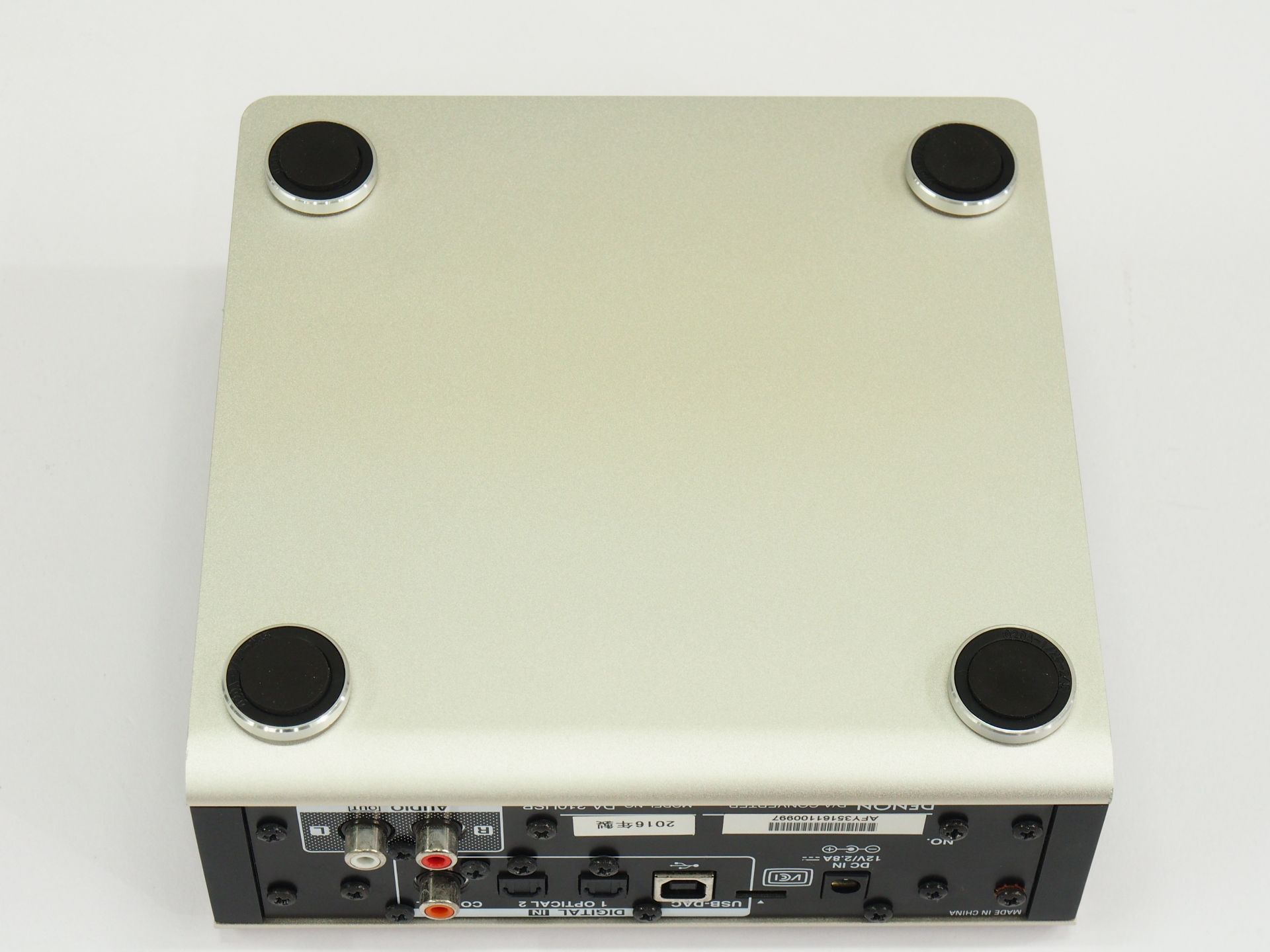 レノボ美品 デノン Denon DA-310USB ヘッドホンアンプ　PCM 384 kHz / 32bit ハイレゾ対応 プレミアムシルバー DA-310USBSP ヘッドフォンアンプ