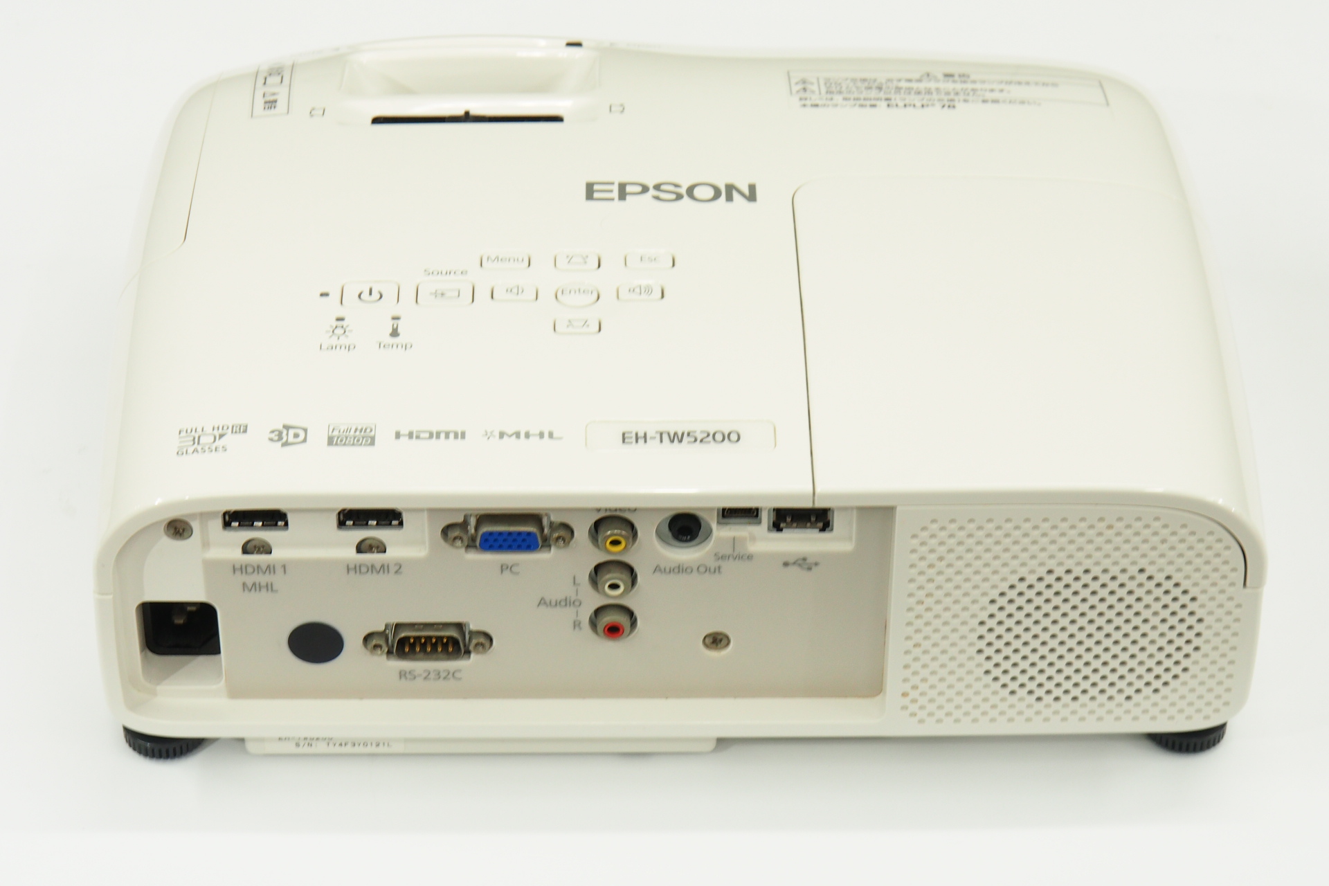 EPSON　プロジェクター　EH-TW5200