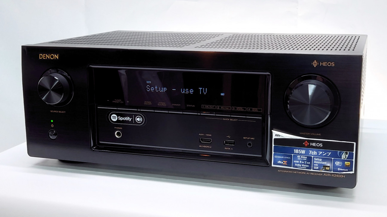 Denon AVレシーバー 7.2ch Dolby Atmos DTS:X HEOS機能搭載 ミドル