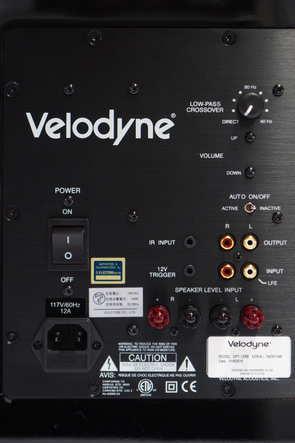 Velodyne OPTIMUM12 ベロダイン サブウーファー | thelofttown.com