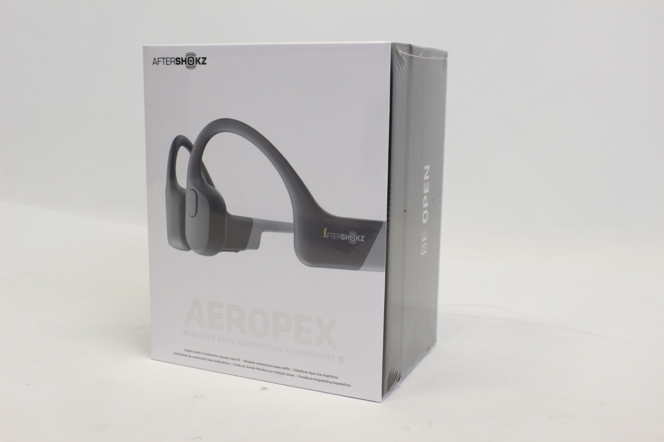 AFTERSHOKZ AEROPEX 骨伝導ヘッドホン LUNAR GRAYの+inforsante.fr