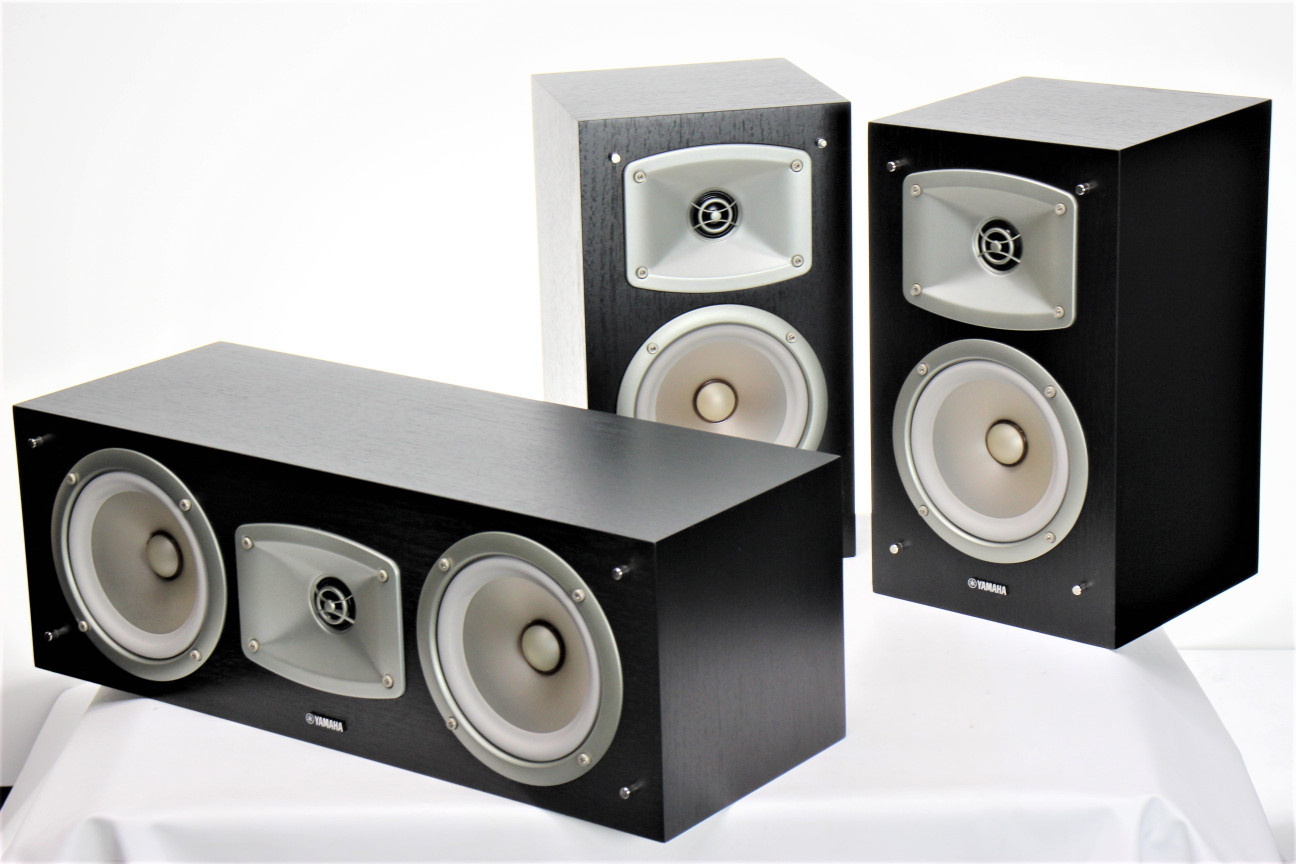 ショッピング買い ヤマハ スピーカーパッケージ ハイレゾ音源対応 (3台1組) ブラック NS-P350(B) テレビ、オーディオ、カメラ 